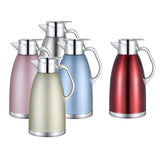 Maxbell Thermal Insulated Carafes Kettle 2.3L Drink Dispenser for Office Coffee silvery