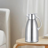 Maxbell Thermal Insulated Carafes Kettle 2.3L Drink Dispenser for Office Coffee silvery
