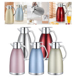 Maxbell Thermal Insulated Carafes Kettle 2.3L Drink Dispenser for Office Coffee silvery