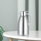 Maxbell Thermal Insulated Carafes Kettle 2.3L Drink Dispenser for Office Coffee silvery