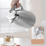 Maxbell Thermal Insulated Carafes Kettle 2.3L Drink Dispenser for Office Coffee silvery