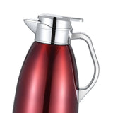 Maxbell Thermal Insulated Carafes Kettle 2.3L Drink Dispenser for Office Coffee red