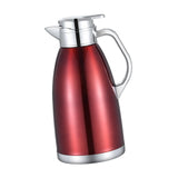 Maxbell Thermal Insulated Carafes Kettle 2.3L Drink Dispenser for Office Coffee red