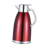 Maxbell Thermal Insulated Carafes Kettle 2.3L Drink Dispenser for Office Coffee red