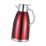 Maxbell Thermal Insulated Carafes Kettle 2.3L Drink Dispenser for Office Coffee red