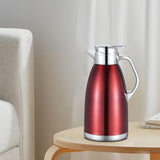 Maxbell Thermal Insulated Carafes Kettle 2.3L Drink Dispenser for Office Coffee red