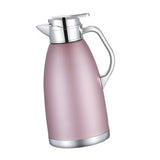 Maxbell Thermal Insulated Carafes Kettle 2.3L Drink Dispenser for Office Coffee pink