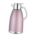 Maxbell Thermal Insulated Carafes Kettle 2.3L Drink Dispenser for Office Coffee pink