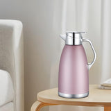 Maxbell Thermal Insulated Carafes Kettle 2.3L Drink Dispenser for Office Coffee pink