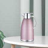 Maxbell Thermal Insulated Carafes Kettle 2.3L Drink Dispenser for Office Coffee pink