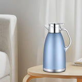 Maxbell Thermal Insulated Carafes Kettle 2.3L Drink Dispenser for Office Coffee blue
