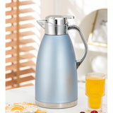 Maxbell Thermal Insulated Carafes Kettle 2.3L Drink Dispenser for Office Coffee blue