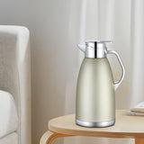 Maxbell Thermal Insulated Carafes Kettle 2.3L Drink Dispenser for Office Coffee gold