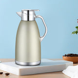 Maxbell Thermal Insulated Carafes Kettle 2.3L Drink Dispenser for Office Coffee gold
