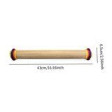 Maxbell Rolling Pin with Removable Thickness Rings Roller Rod for Cookies Pie Pastry