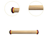 Maxbell Rolling Pin with Removable Thickness Rings Roller Rod for Cookies Pie Pastry