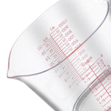 Maxbell 3 Pieces Measuring Cup Set Portable Food Grade with Scale for Home Oil Flour