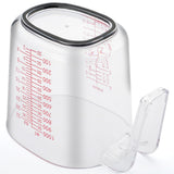 Maxbell 3 Pieces Measuring Cup Set Portable Food Grade with Scale for Home Oil Flour