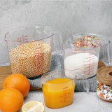 Maxbell 3 Pieces Measuring Cup Set Portable Food Grade with Scale for Home Oil Flour
