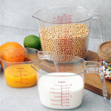 Maxbell 3 Pieces Measuring Cup Set Portable Food Grade with Scale for Home Oil Flour