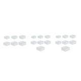 Maxbell Acrylic Display Stands Dessert Table Display Set for Food Catering Cosmetics Style A