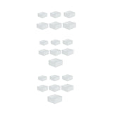 Maxbell Acrylic Display Stands Dessert Table Display Set for Food Catering Cosmetics Style A