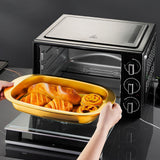Maxbell Roasting Pan Thick Cookie Sheet Broiling Pan for Chicken Small Lobsters Meat 39x23x5.5cm