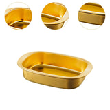 Maxbell Roasting Pan Thick Cookie Sheet Broiling Pan for Chicken Small Lobsters Meat 39x23x8.5cm