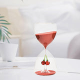 Maxbell Christmas Hourglass Timer Hour Glass Ornament for Office Living Room Red sand