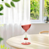 Maxbell Christmas Hourglass Timer Hour Glass Ornament for Office Living Room Red sand