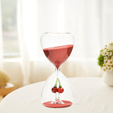 Maxbell Christmas Hourglass Timer Hour Glass Ornament for Office Living Room Red sand