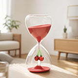 Maxbell Christmas Hourglass Timer Hour Glass Ornament for Office Living Room Red sand