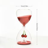 Maxbell Christmas Hourglass Timer Hour Glass Ornament for Office Living Room Red sand