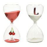 Maxbell Christmas Hourglass Timer Hour Glass Ornament for Office Living Room Red sand