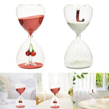 Maxbell Christmas Hourglass Timer Hour Glass Ornament for Office Living Room Red sand