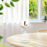 Maxbell Christmas Hourglass Timer Hour Glass Ornament for Office Living Room White sand