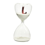 Maxbell Christmas Hourglass Timer Hour Glass Ornament for Office Living Room White sand