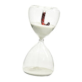 Maxbell Christmas Hourglass Timer Hour Glass Ornament for Office Living Room White sand