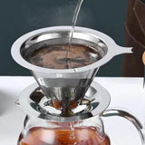 Maxbell Coffee Filter Sturdy Pour over Coffee Filter for Coffee Lover Office Kitchen 13.8x10.7x7.9cm