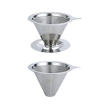 Maxbell Coffee Filter Sturdy Pour over Coffee Filter for Coffee Lover Office Kitchen 13.8x10.7x7.9cm