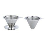 Maxbell Coffee Filter Sturdy Pour over Coffee Filter for Coffee Lover Office Kitchen 13.8x10.7x7.9cm