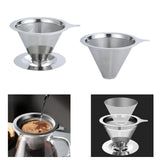 Maxbell Coffee Filter Sturdy Pour over Coffee Filter for Coffee Lover Office Kitchen 13.8x10.7x7.9cm