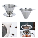 Maxbell Coffee Filter Sturdy Pour over Coffee Filter for Coffee Lover Office Kitchen 13.8x10.7x7.9cm