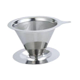 Maxbell Coffee Filter Sturdy Pour over Coffee Filter for Coffee Lover Office Kitchen 13.8x10.7x7.9cm
