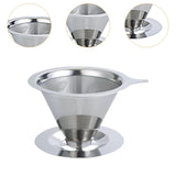 Maxbell Coffee Filter Sturdy Pour over Coffee Filter for Coffee Lover Office Kitchen 13.8x10.7x7.9cm