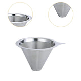 Maxbell Coffee Filter Sturdy Pour over Coffee Filter for Coffee Lover Office Kitchen 13.9x13.9x7.8cm