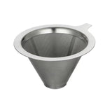 Maxbell Coffee Filter Sturdy Pour over Coffee Filter for Coffee Lover Office Kitchen 13.9x13.9x7.8cm