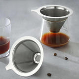 Maxbell Coffee Filter Sturdy Pour over Coffee Filter for Coffee Lover Office Kitchen 13.9x13.9x7.8cm
