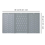 Maxbell Folding Dish Drying Mat Table Mat Kitchen Accessories Heat Resistant Pot Mat