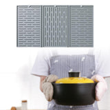 Maxbell Folding Dish Drying Mat Table Mat Kitchen Accessories Heat Resistant Pot Mat